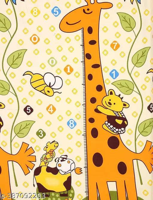 Cotton animal printed double bed sheets, soft and stylish, anti-bacterial, wrinkle-resistant