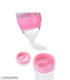 Pink Flamgam Silicone Baby Feeder, semi-solid food feeder for infants (90ml)