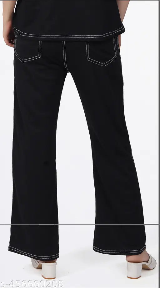 Lycra Colorblocked Women's Co-Ord Jumpsuit Set - Stylish, versatile, and fashionable women's western wear