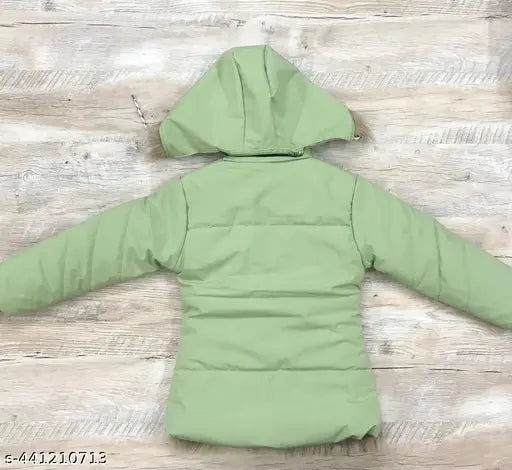 PU solid baby jacket, durable and comfortable for winter wear (size: 4-5 years)