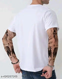 15 August printed polycotton round neck half sleeved t-shirt, Indian Independence Day themed apparel