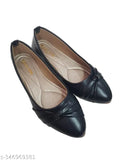 Patent leather, solid color Ballerinas from BasicSteps Women Belleis - Slip-on, comfortable for casual wear, made in India (IND-4 to IND-8 sizes available)