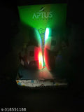 Synthetic casual shoes with LED light for kids, colorblocked design, Velcro fastening