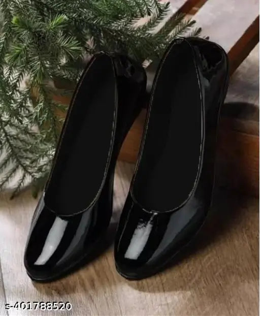 Patent leather ballerinas by ILY Fashion - shining bellies for women, comfortable and trendy flat sandals perfect for any occasion