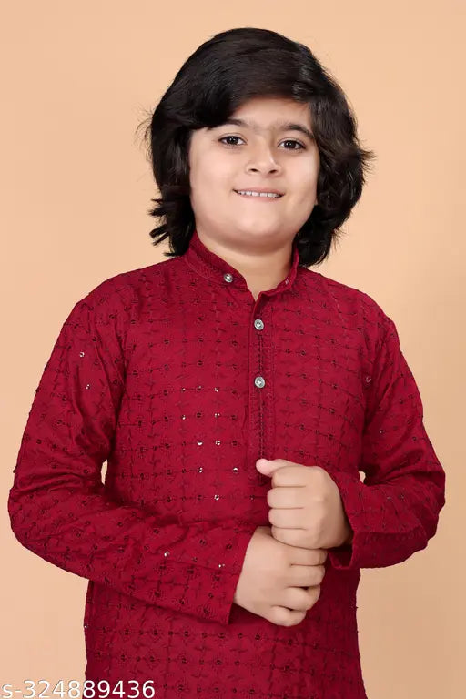 Embellished chiffon kurta pyjama sets for kids, premium 100% cotton, soft & cozy, Indian festival wear, suitable for ages 5-8 to 16 years
