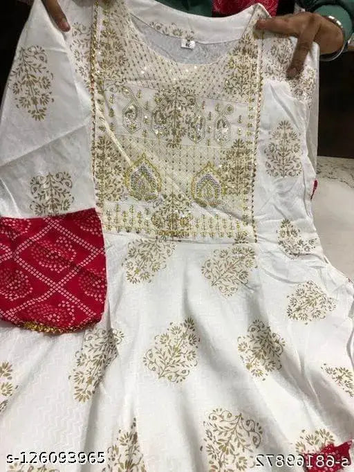 Rayon three-quarter sleeve printed superior kurtis, vibrant Indian fashion for women in M, L, XL, XXL sizes