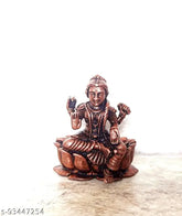 Copper Bala iripura Sundari Idol - Unique, intricately designed Indian god idol made from pure copper