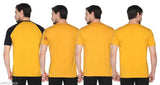 Cotton blend SHAUN Men's round neck t-shirt, printed net pattern in trendy S size (Chest 37in, Length 25in)