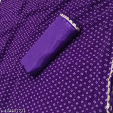 Fancy Jaipuri Bandhani Georgette saree, vibrant dyed pattern, free size, India
