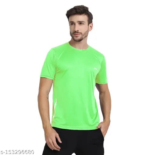 Yellow polyester short-sleeve men's t-shirts (pack of 2) for day-to-night wear, India origin