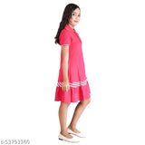 Cotton solid Clothe Funn Girls frock for kids, 3-12 years, handcrafted Indian fashion