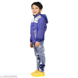 Colorblocked nylon long sleeve boys jacket & coat from India, ideal for 0-3 months to 12-18 months