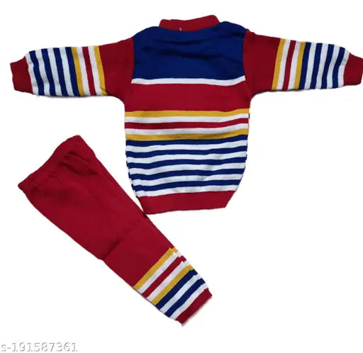 Agile trendy wool striped sweater for boys, 12-18 months or 18-24 months, made in India