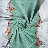 Elastic fitted cotton bedsheet & pillow cover (up to 6" mattress), floral print, premium Glace Cotton for summer upgrades