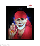 ABS Sai Baba LED Night Bed Lamp (Ashirwad Pose), Indian Ganesh idol in 3D illusion
