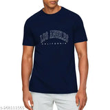 Latest Los Angeles printed half sleeves unisex cotton blend t-shirt, premium casual wear round neck