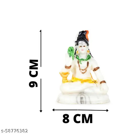 Handmade marble dust Shiv Ji Murti, 98CM decorative showpiece for home or office, ideal gift item