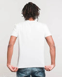 White round neck Naruto & Friends print unisex top, polyester, short sleeves, size M, India origin