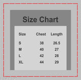 Pretty Fashionista printed cotton blend baggy tee, short sleeves, S-XL, India origin