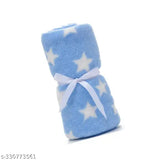 Digital star-printed polyester baby blanket, high quality, soft, comfortable, newborn gift, 75x100cm