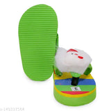 Embellished net canvas and rubber HooHCombo Kids Shoes: whistle sound shoes & teddy slippers, memory foam insole, ideal for 0-2.5 years, India origin