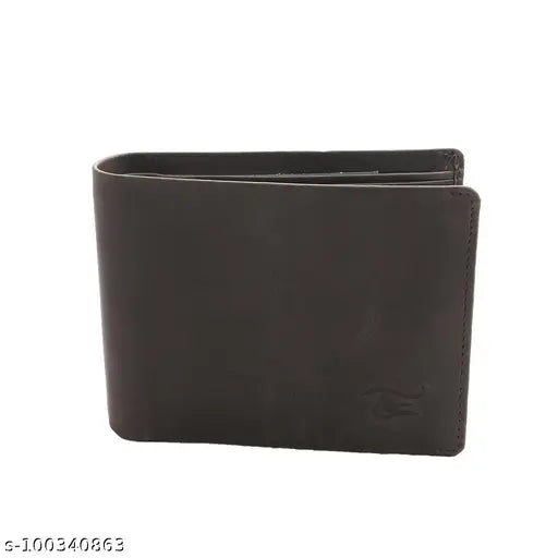 Hazel green genuine leather wallet by ThinkBeest, featuring 5 compartments, transparent ID window, and secure zipper pocket