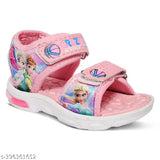 Bright mesh Velcro sports sandals for kids, ideal for sunny days, synthetic upper and contoured cushioning