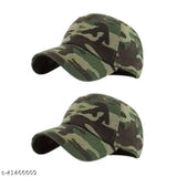 Evergreen ambient Cotton baseball cap pack (2) for unisex casual wear, black with pops of color