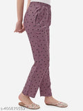 Premium cotton maxi pyjama pant with pockets, soft, breathable, and comfortable women's sleepwear from ANJIR, Indian brand