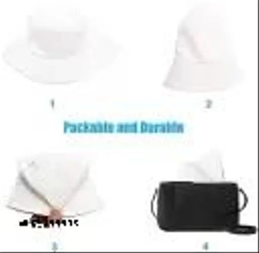 Stylish cotton bucket hat, suitable for formal, casual, and beach wear for girls, women, and boys (India)