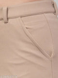 Lycra women's and girls' solid net trouser, available in sizes 26, 28, 30. Made in India