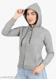 Fleece fancy jacket, solid-color, beautiful design. Long sleeves, sizes S, M, L, India origin