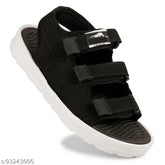 Boys striped Lycra sandals with EVA sole - trendy, comfortable, and versatile footwear for warm weather (Size: 5-12 years)