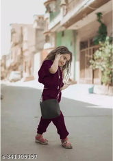 Cotton blend baby girl set, sleeveless top & track pant. Comfortable, breathable, lightweight kids wear for playtime and gifting. Made in India