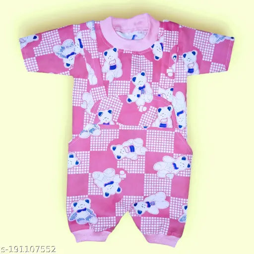 New Bron printed cotton dungaree set for kids in various sizes: 0-3 months, 0-2 months, 2-4 months