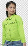 Denim three-quarter sleeve Princess Funky Girls jacket & coat for 5-6 years old, solid pattern, made in India