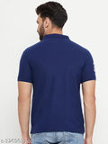 Men's cotton blend golf t-shirt, short sleeves, printed design, M-XXXL sizes