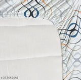 Glace Cotton botanical-patterned Geiva all corner elastic fitted bedsheets, ultra-light for summer comfort