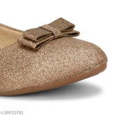 Synthetic leather slip-on bellies for women and girls, solid pattern ballet flats in multiple sizes from India