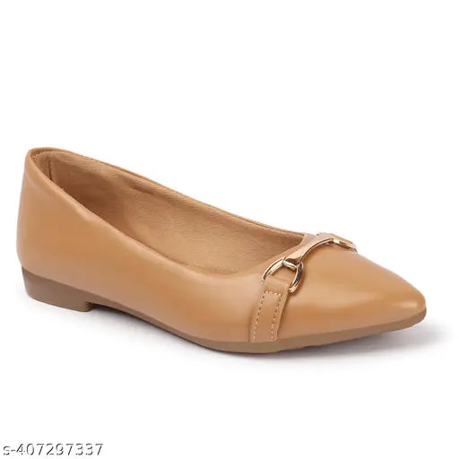 Synthetic beige mule shoe - solid net pattern, Indian made (IND sizes: 3-9)