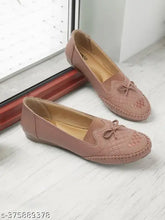 Synthetic leather embellished ballerinas, elegant slip-on fashion bellies for women, durable and comfortable VLANCO shoes