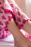 Floral printed rayon night suit for women, versatile sleepwear for comfortable and stylish sleep