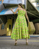 Stylish printed sleeveless dress kurta, vibrant Indian fashion for women, XS to XXXL sizes