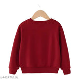 Maroon and blue cotton full sleeve sweatshirts for babies (2 pack), printed pattern on long sleeves