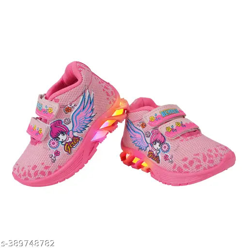 LED Velcro baby shoes for boys and girls, woven pattern, breathable mesh, PVC sole, lightweight and comfortable