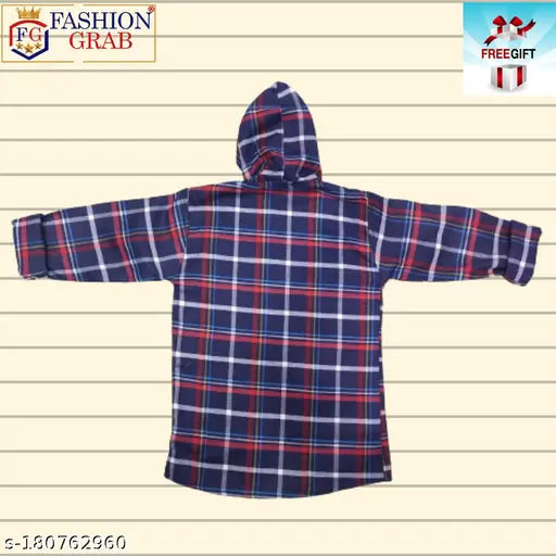 Printed cotton FASHION GRAB BOYS HOODIES JACKET with attached T-shirt - versatile, comfortable, and expressive design for boys aged 15-16 years