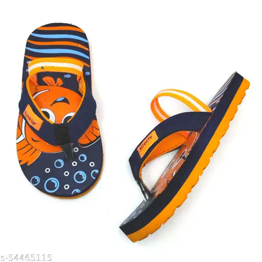 Synthetic and EVA Kids' Nicelite flip flops with printed net, featuring cartoon characters. Comfortable and trendy daily wear for toddlers. Premium build quality, sizes: 9-12M, 12-18M, 18-24M, 2-2.5Y. Made in India