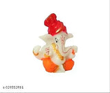 Rich, resin Ganesh Idol Murti Statue, perfect for car dashboard or home Pooja Room. Ideal Diwali decoration, 9cm height x 0.5cm width x 0.5cm depth. Made in India