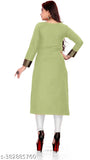 Multi color lace border Georgette straight kurti for women, long sleeves, printed combo available in sizes S-4XL