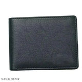 Classicox men's formal & casual artificial leather belt and wallet combo pack of 2, free size, solid pattern, synthetic material with 4 compartments
